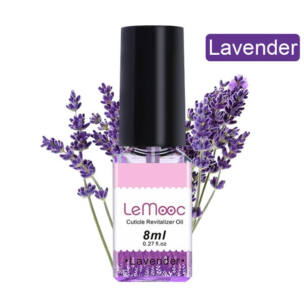 8ml Nail Cuticle Oil Transparent Revitalizer Nutrition Cuticle Oil Flower Flavor Nail Care Nail Treatment Tool Manicure for nail