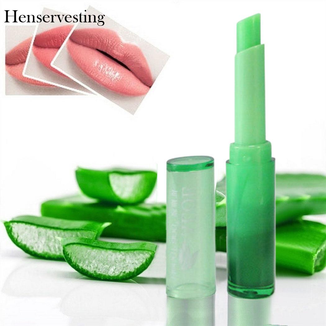 Aloe Natural Lipstick Changing Color Long-lasting Moisturizing Brightening  Lipstick Lip Makeup Beauty Cosmetics