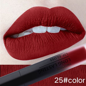 24 Color Liquid Lipstick Matte Makeup Waterproof Red Lip Long Lasting Gloss Mate Black Lip Stick Matte Liquid Lipsticks