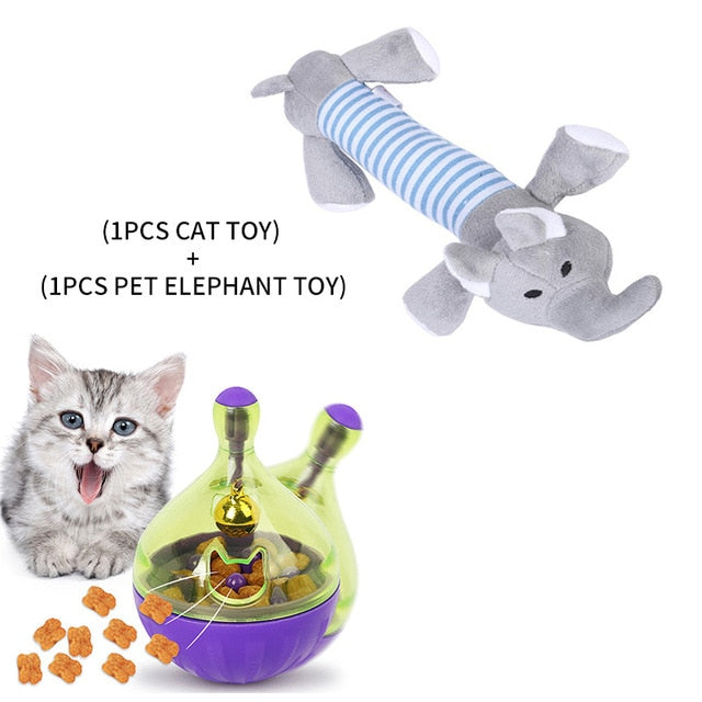 Interactive Cat Toy IQ Treat Ball Smarter Cats