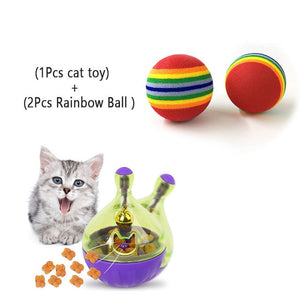 Interactive Cat Toy IQ Treat Ball Smarter Cats