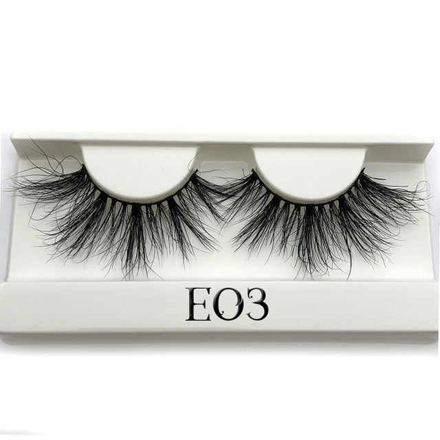 Mikiwi 25mm False Eyelashes Wholesale Thick Strip 25mm 3D Mink Lashes Custom Packaging Label Makeup Dramatic Long Mink Lashes