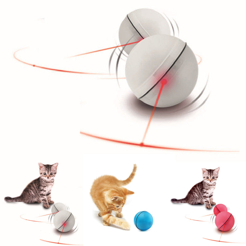 Cat Toys LED Laser Red Light Electronic Rolling Balls  Keep Your Cat  Busy