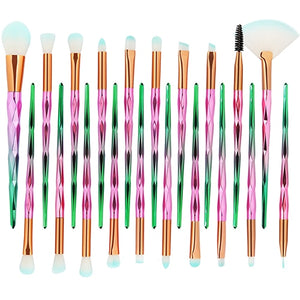 2019 New Diamond 20Pcs Professional Makeup Brushes Comestic Tool Set Make up Brush Tools