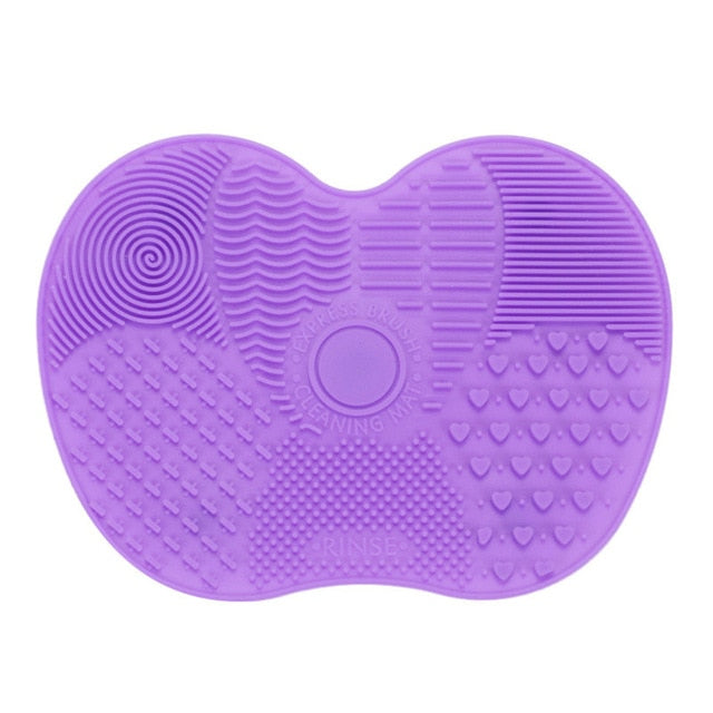 1PC Silicone Makeup brush cleaner Pad Make Up Washing Brush Gel Cleaning Mat Hand Tool Foundation Makeup Brush Scrubber Board