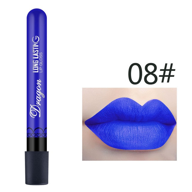 Best Selling Waterproof Lipstick Sexy Vampire lip stick matte velvet lipsticks Red lips color 28 color ladies Makeup cosmetics