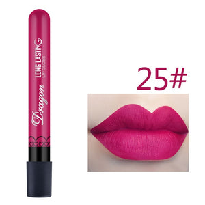 Best Selling Waterproof Lipstick Sexy Vampire lip stick matte velvet lipsticks Red lips color 28 color ladies Makeup cosmetics