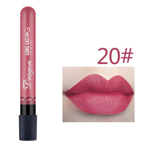 Best Selling Waterproof Lipstick Sexy Vampire lip stick matte velvet lipsticks Red lips color 28 color ladies Makeup cosmetics