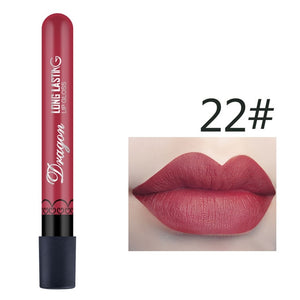 Best Selling Waterproof Lipstick Sexy Vampire lip stick matte velvet lipsticks Red lips color 28 color ladies Makeup cosmetics