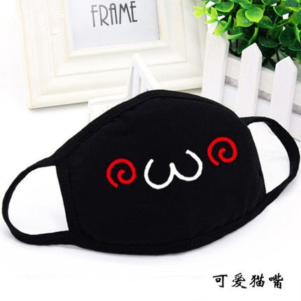 Halloween Party Mask Dustproof Mouth Face Mask Cartoon Lucky Bear Women Men Cosplay Mouth Masks Halloween Decorations Supplies