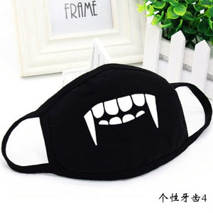 Halloween Party Mask Dustproof Mouth Face Mask Cartoon Lucky Bear Women Men Cosplay Mouth Masks Halloween Decorations Supplies