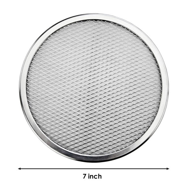 6'' to 11'' Non-Stick Aluminum Mesh Pizza Screen Pasta Baking Tray Net Pizza Holder Bakeware for Kitchen Tools Pizza Acessorios