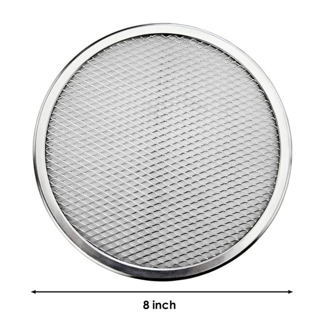 6'' to 11'' Non-Stick Aluminum Mesh Pizza Screen Pasta Baking Tray Net Pizza Holder Bakeware for Kitchen Tools Pizza Acessorios