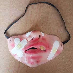 Funny Kids Adult Halloween Party Mask Latex Clown Cosplay Half Face Horrible Scary Masks Masquerade Halloween Decorations Props