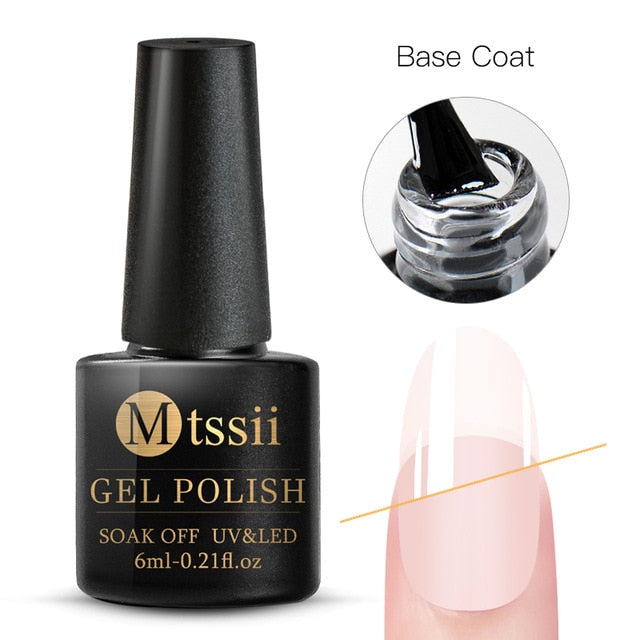 Mtssii Gel Polish Set UV Vernis Semi Permanent Primer Top Coat 6ML Nail Gel Varnish Nail Art Manicure Gel Lak Polishes Nails