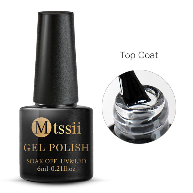 Mtssii Gel Polish Set UV Vernis Semi Permanent Primer Top Coat 6ML Nail Gel Varnish Nail Art Manicure Gel Lak Polishes Nails