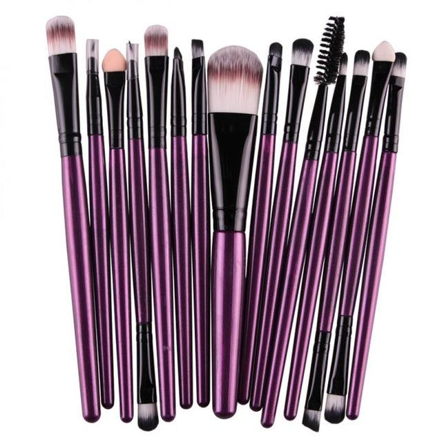 MAANGE 18/15pcs Makeup Brushes set profesional Foundation Blusher Eyeshadow Lips Make up Brush Cosmetic Set Kit pincel maquiagem