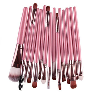 MAANGE 18/15pcs Makeup Brushes set profesional Foundation Blusher Eyeshadow Lips Make up Brush Cosmetic Set Kit pincel maquiagem