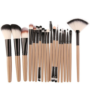 MAANGE 18/15pcs Makeup Brushes set profesional Foundation Blusher Eyeshadow Lips Make up Brush Cosmetic Set Kit pincel maquiagem