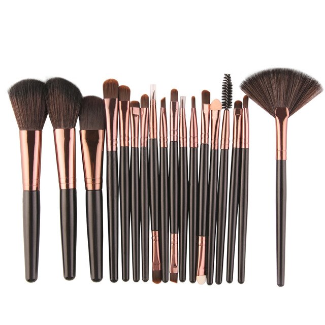 MAANGE 18/15pcs Makeup Brushes set profesional Foundation Blusher Eyeshadow Lips Make up Brush Cosmetic Set Kit pincel maquiagem