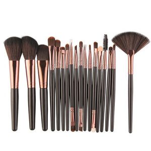 MAANGE 18/15pcs Makeup Brushes set profesional Foundation Blusher Eyeshadow Lips Make up Brush Cosmetic Set Kit pincel maquiagem