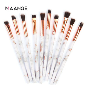 MAANGE Multifunctional 5/7/10pcs Marbling Makeup Brushes Set Eyeshadow Eyeliner Concealer Brush set Mini Make Up Brush Tool Kit