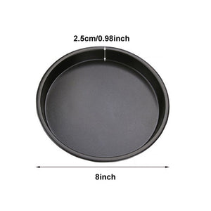 6 7 8 inch Premium Non-Stick Pizza Pan Bakeware Carbon Steel Pizza Plate Round Deep Dish Pizza Pan Tray Mold Mould Baking Tools