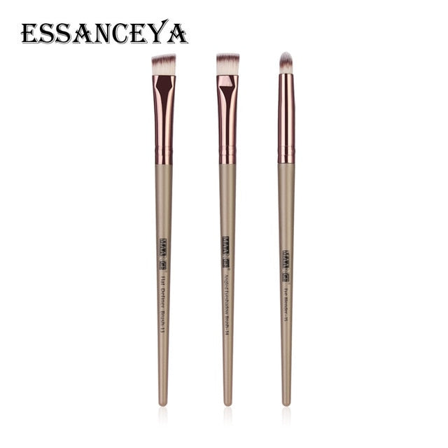 ESSANCEYA New Make Up Brushes 3-12 PCS Professional Blending Eyeshadow Eyebrow Brush For Makeup Beauty Set