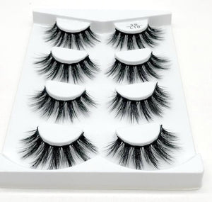 HBZGTLAD 2/4/7 pairs natural false eyelashes fake lashes long makeup 3d mink lashes eyelash extension mink eyelashes for beauty