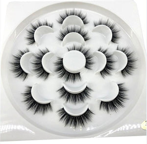 HBZGTLAD 2/4/7 pairs natural false eyelashes fake lashes long makeup 3d mink lashes eyelash extension mink eyelashes for beauty