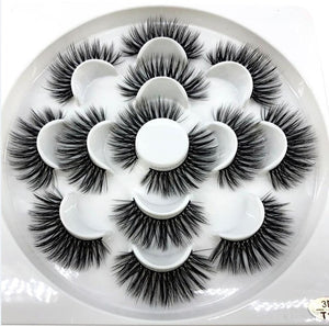 HBZGTLAD 2/4/7 pairs natural false eyelashes fake lashes long makeup 3d mink lashes eyelash extension mink eyelashes for beauty