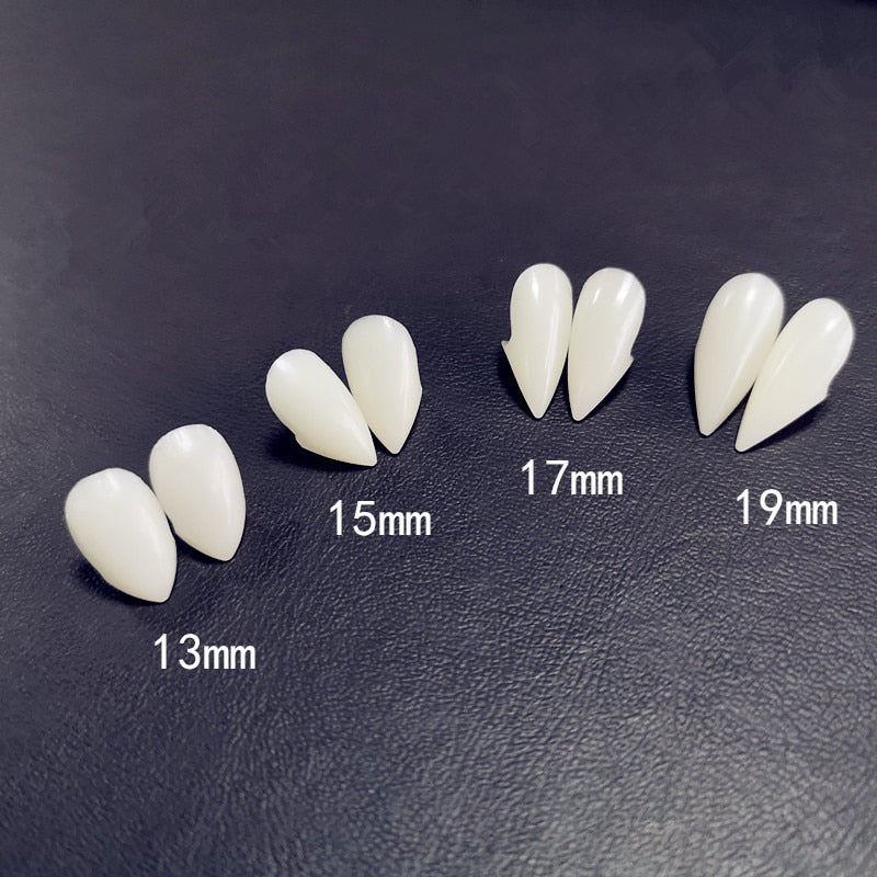 4 size Vampire Teeth Fangs Dentures Props Halloween Costume Props Party Favors Holiday DIY Decorations horror adult for kids