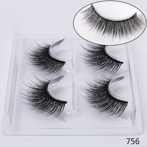 SEXYSHEEP 2/8/20 pairs 15-20mm natural 3D false eyelashes fake lashes makeup kit Mink Lashes extension mink eyelashes maquiagem