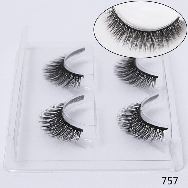 SEXYSHEEP 2/8/20 pairs 15-20mm natural 3D false eyelashes fake lashes makeup kit Mink Lashes extension mink eyelashes maquiagem