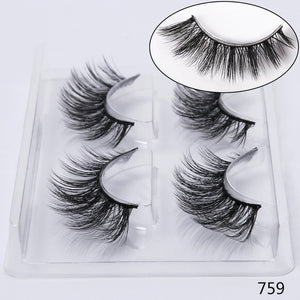 SEXYSHEEP 2/8/20 pairs 15-20mm natural 3D false eyelashes fake lashes makeup kit Mink Lashes extension mink eyelashes maquiagem