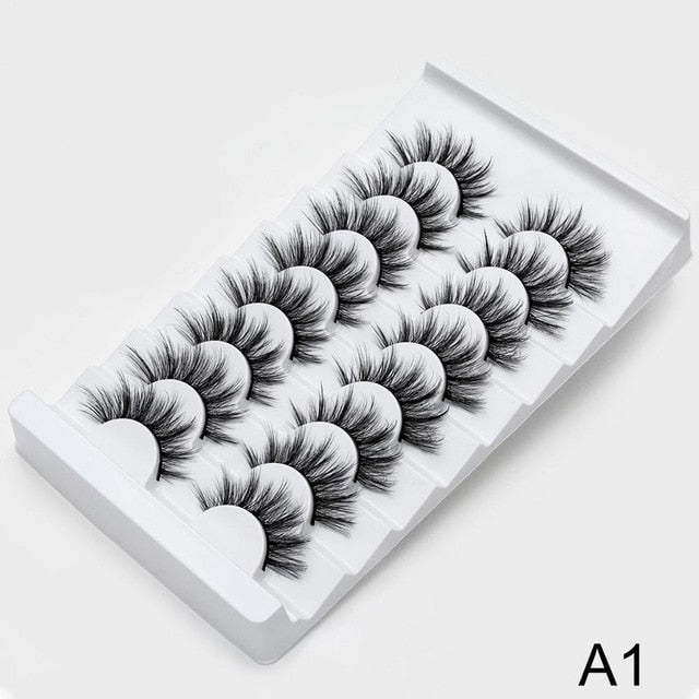 SEXYSHEEP 2/8/20 pairs 15-20mm natural 3D false eyelashes fake lashes makeup kit Mink Lashes extension mink eyelashes maquiagem