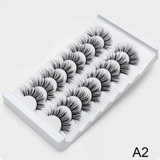 SEXYSHEEP 2/8/20 pairs 15-20mm natural 3D false eyelashes fake lashes makeup kit Mink Lashes extension mink eyelashes maquiagem