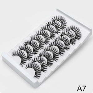 SEXYSHEEP 2/8/20 pairs 15-20mm natural 3D false eyelashes fake lashes makeup kit Mink Lashes extension mink eyelashes maquiagem