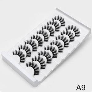 SEXYSHEEP 2/8/20 pairs 15-20mm natural 3D false eyelashes fake lashes makeup kit Mink Lashes extension mink eyelashes maquiagem