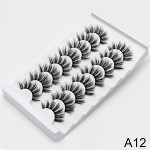 SEXYSHEEP 2/8/20 pairs 15-20mm natural 3D false eyelashes fake lashes makeup kit Mink Lashes extension mink eyelashes maquiagem