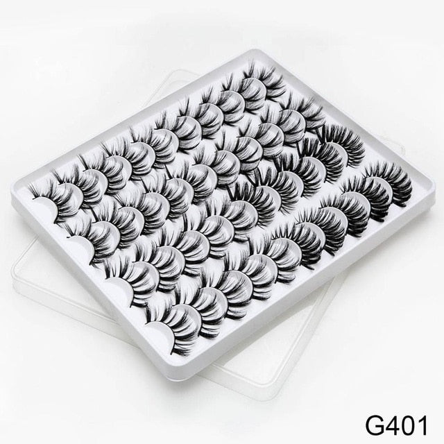 SEXYSHEEP 2/8/20 pairs 15-20mm natural 3D false eyelashes fake lashes makeup kit Mink Lashes extension mink eyelashes maquiagem