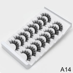 SEXYSHEEP 2/8/20 pairs 15-20mm natural 3D false eyelashes fake lashes makeup kit Mink Lashes extension mink eyelashes maquiagem