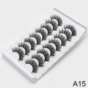 SEXYSHEEP 2/8/20 pairs 15-20mm natural 3D false eyelashes fake lashes makeup kit Mink Lashes extension mink eyelashes maquiagem