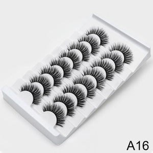 SEXYSHEEP 2/8/20 pairs 15-20mm natural 3D false eyelashes fake lashes makeup kit Mink Lashes extension mink eyelashes maquiagem