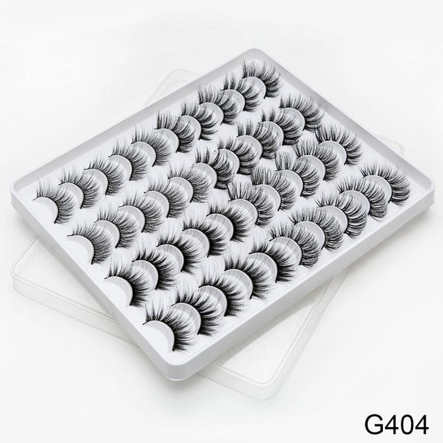 SEXYSHEEP 2/8/20 pairs 15-20mm natural 3D false eyelashes fake lashes makeup kit Mink Lashes extension mink eyelashes maquiagem