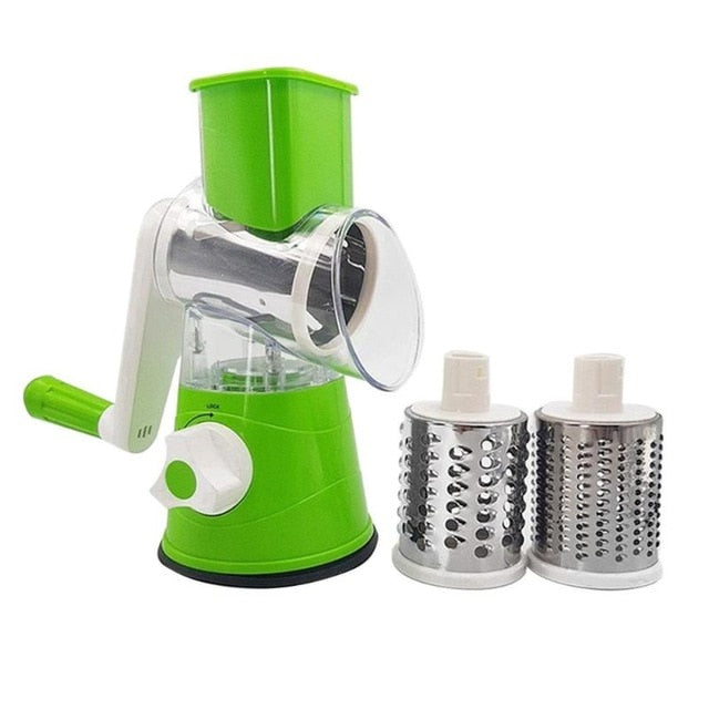 Manual Vegetable Cutter Slicer Multifunctional Round Mandoline Slicer Potato Cheese Kitchen Gadgets Kitchen Accessories Cooking