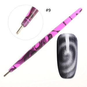 MAD DOLL 8ml Blinking Cat Eye Gel Nail Polish Soak Off Nail Art Gel Polish Magnicure Nail Gel Cat Eye UV Gel Varnish