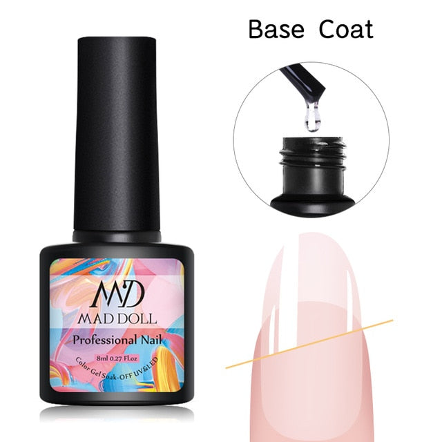 MAD DOLL 8ml Blinking Cat Eye Gel Nail Polish Soak Off Nail Art Gel Polish Magnicure Nail Gel Cat Eye UV Gel Varnish