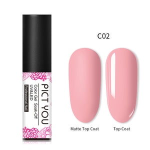 PICT YOU 5m Matte UV Nail Gel Polish Pink Black 45 Colors Nail Art Gel Polish Matte Top Coat Soak Off Gel Laquer Varnish Lacquer