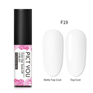 PICT YOU 5m Matte UV Nail Gel Polish Pink Black 45 Colors Nail Art Gel Polish Matte Top Coat Soak Off Gel Laquer Varnish Lacquer